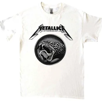 Pánské oblečení Metallica Black Album Poster White S Tričko