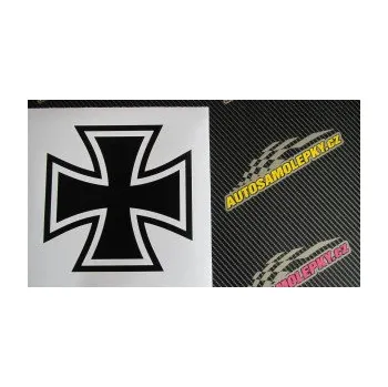 samolepka Maltézský kříž 001 (09 - bílá) SAMOLEPKA NA AUTO, NÁLEPKA, FÓLIE, POLEP, TUNING, VLASTNÍ TEXT, TISK, AUTOSAMOLEPKY.cz, POLEPY, OBRÁZEK, LOGO, 3D STICKERS