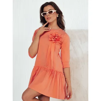 Dámské šaty Mini šaty ESTACIA EY2467 Barva: Bordová, Velikost: ONE SIZE