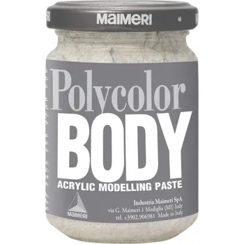 Speciální výtvarná barva Maimeri Acrylic Modelling Body Strukturovací pasta 140 ml Super Light