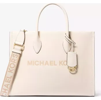 MICHAEL KORS dámská velká kožená kabelka Mirella béžová