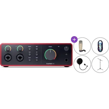 Zvuková karta Focusrite Scarlett 4i4-4 Gen SET USB zvuková karta