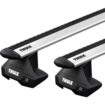 Příčník na automobil Thule Střešní nosiče Mitsubishi ASX II (od roku 2023>) - WingBar EVO s úchytem pod střešní lem Stříbrné tyče