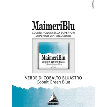 Vodová barva Maimeri Blu Akvarelová barva Cobalt Green Blue 318 1,5 ml 1 ks