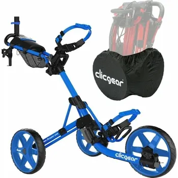 Golfový vozík Clicgear Model 4.0 SET Matt Blue Manuální golfové vozíky