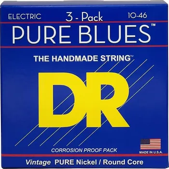 Strunný nástroj DR Strings PHR-10 3-Pack Struny pro elektrickou kytaru
