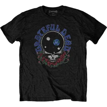 Pánské tričko Grateful Dead Space Your Face & Logo Black 2XL Tričko