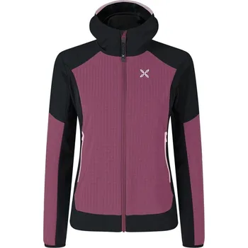 Dámské oblečení Bunda Montura Wind Revolution Hoody Jacket W vinaccia/light rose