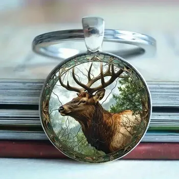 Přívěsek na klíče s jelenem