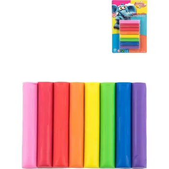 Modelovací hmota Modelína Nara 110g set 8 barev modelovací hmota na kartě