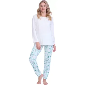 Dámské pyžamo 2584/12815 - dámské pyžamo Ruko, S, šampaň