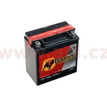 Motobaterie Motobaterie 12V, YTX16-BS, 14Ah, 210A, BANNER Bike Bull AGM 150x87x161