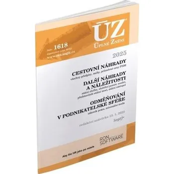 Učebnice ÚZ č. 1618 - Cestovní náhrady, Odměňování v podnikatelské sféře, 2025 - Sagit (2025, brožovaná)