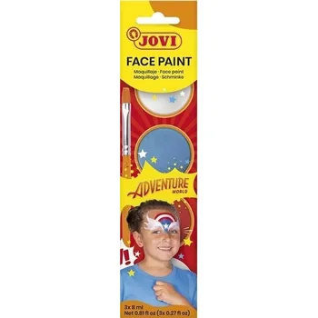 Speciální výtvarná barva Jovi 174AD Sada barev na obličej Adventure 3 x 8 ml