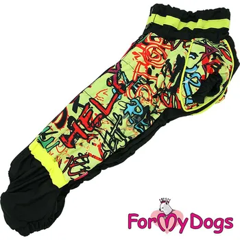 Obleček pro psa FOR MY DOGS Overal STREET ART pro psy jezevčíků, multicolor Velikost: TC2