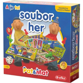 Desková hra EFKO Velký soubor her Pat a Mat *SPOLEČENSKÉ HRY* | 1037
