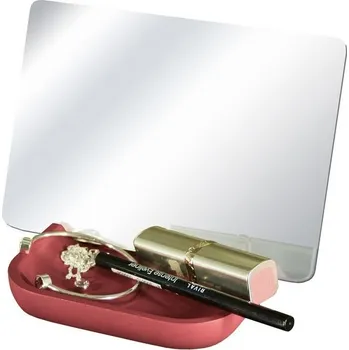 Kleine Wolke Kosmetické zrcadlo Tray, růžová