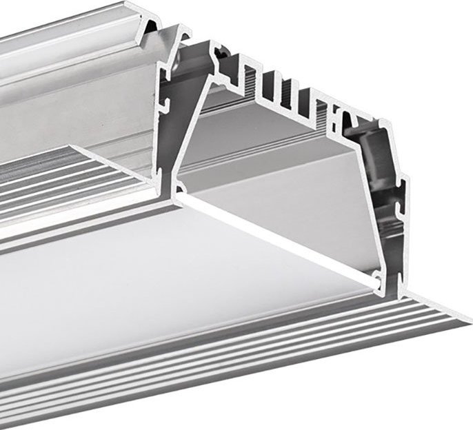 KLUŚ Systém LED hliníkových profilů do sádrokartonu MOD-KOZE-50 |stříbrná anoda Délka: 2m