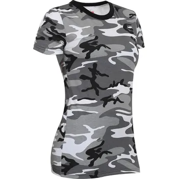 Dámské tričko Triko dámské prodloužené CITY CAMO L - Není skladem