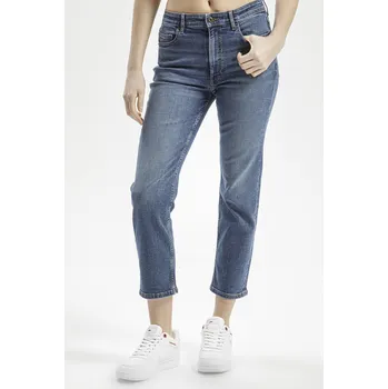 Dámské džíny Cross dámské Regular straight fit džíny Marisa modré Velikost: 30/32