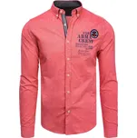 Pánská košile DX2246 Barva: Červená, Velikost: 2XL