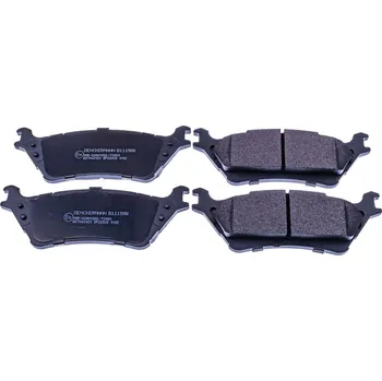 Brzdový systém Sada brzdových destiček, kotoučová brzda DENCKERMANN B111586