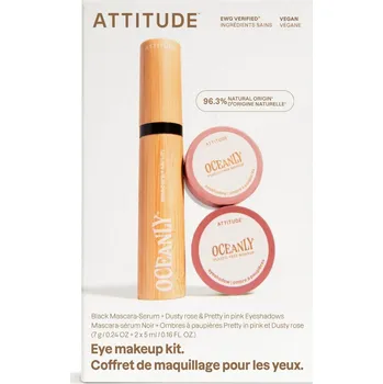 Oční stíny Set na líčení očí - řasenka a 2x oční stíny Pink