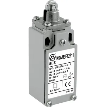 SEZ KSAM3F12Z11 Koncový spínač kovový s kovovou kladkou, šířka 30mm