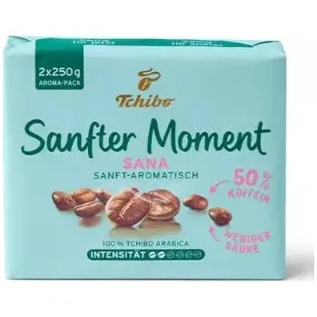 Káva Tchibo Sana Sanfter Moment, mletá káva 2x250, minimální doba trvanlivosti 09.02.2025