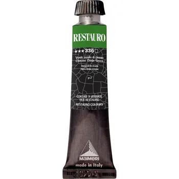 Speciální výtvarná barva Maimeri Varnish Restauro Restaurační barva Chrome Oxide Green 336 20 ml 1 ks