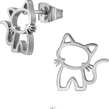 Náušnice Prosperk Náušnice puzetvé kočičky Barva: Zlatá