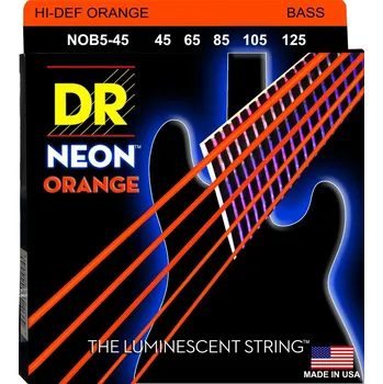 Struna pro hudební nástroj DR Strings NOB5-45 Struny pro 5-strunnou baskytaru