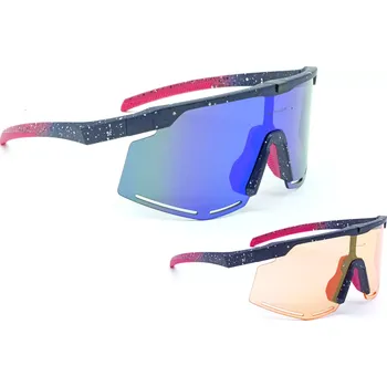 Sluneční brýle AUTHOR Brýle ZX8 SBRIGHT Orange 65 & BlueRevo 13 (modrá/růžová)