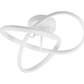 Trio Leuchten R62101131 MEO - Stropní moderní LED lustr v bílé barvě, 15W, 1800lm, 4000K, Ø 40cm (Moderní stropní přisazený lustr )