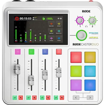 Mixážní pult Rode RODECaster Duo WH White Podcastový mixpult