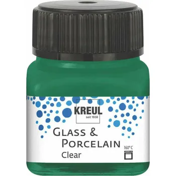 Výtvarná barva Kreul Clear Barva na sklo Dark Green 20 ml 1 ks