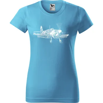 Tričko - Spitfire Barva: Tyrkysová (44), Velikost: M, Střih: Dámské