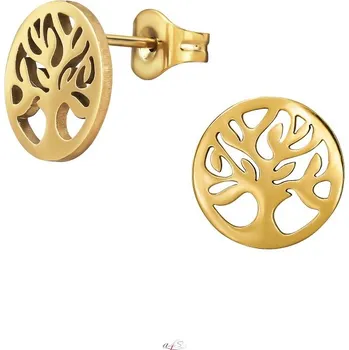 Náušnice Prosperk Náušnice zlatý strom