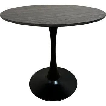 Jídelní stůl Kulatý jídelní stůl Beluga Ø80 - Černé dřevo