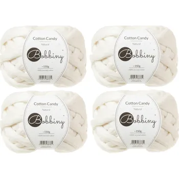 Příze Bobbiny Cotton Candy Natural Pletací příze
