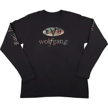 Pánské tričko EVH Tričko Wolfgang Camo Long Sleeve Black S