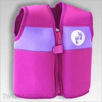 Plovací vesta Dětská plavací vesta Two Bare Feet růžová, Velikosti 5-6 let