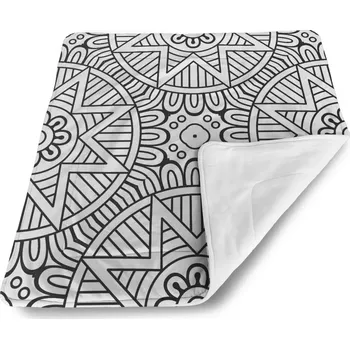 deka Sablio Dětská deka pro miminko Hvěždy mehendi - 80x100 cm