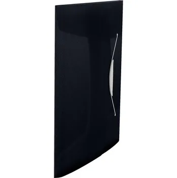 Desky s chlopněmi a gumičkou VIVIDA A4, černá