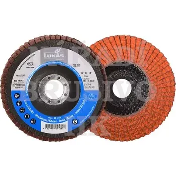 Brusný kotouč Lukas Lamelový kotouč 125x22,23 CERAMICAD 40 SLTO INOX talířový