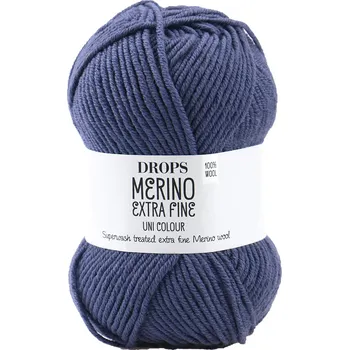 Příze Drops Merino Extra Fine 13 džínově modrá