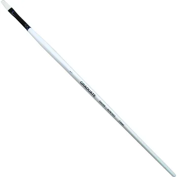 Malířský štětec Daler Rowney Graduate Oil Brush Natural Plochý štětec 1 Filbert