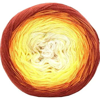 Příze ReTwisst Filars Soft Cake 9003 krémová, žlutá, oranžová