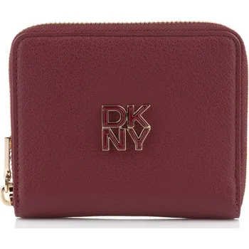 Peněženka PENĚŽENKA DKNY BUSHWICK SM ZIP AROU BURGUNDY