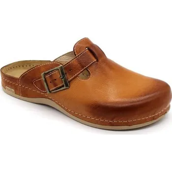 Pánské pantofle Leons Felix pánské zdravotní pantofle Barva: Hnědá, Velikost: 44